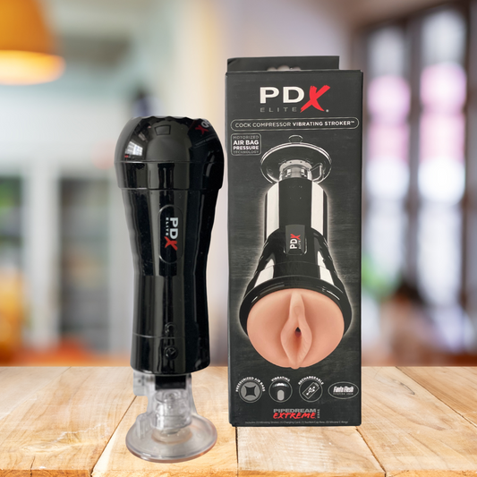 PDX Elite Cock Compressor Vibrating Stroker